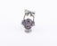 Idée Art Exclusive. Flower Basket Shaped Figurine Studded with Swarovski. Small Size