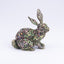 Jay Strongwater. Floral Bunny Centrepiece Studded with Swarovski