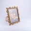 Jay Strongwater. Tiger Eye Square Photo Frame Studded with Swarovski