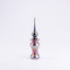 Abelman Glass Art. Pink Shimmering Perfume Bottle. 20 ML