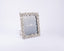 Thorson Hosier. Stainless Steel and Glass Photo Frame with Flowers All Around. Limited Edition