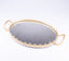 Villari. Imperial Tray Coated in Gold. Large Size