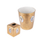Mike + Ally. A set of Wastebasket & Tissue Box