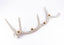 B.B Simon. 4 Candles Holder Studded with Swarovski