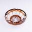 Cristallerie De Montbronn. Barrone Crystal Cigar Ashtray in Amber