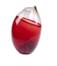 Idée Art Exclusive. Blown Glass Red Vase. Large Size